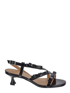 Ganni Faux Leather Sandals