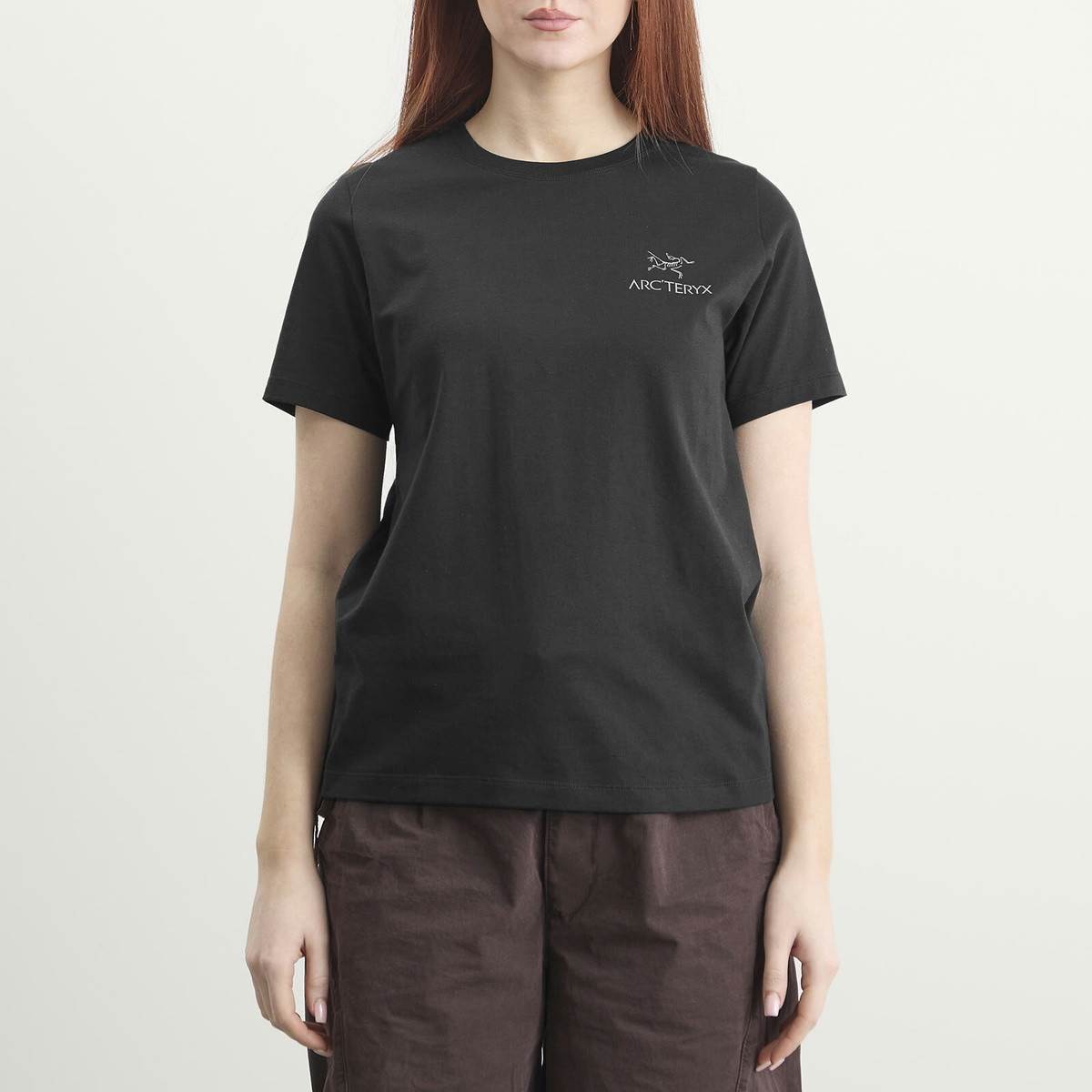 Arc'teryx Women's Kragg SL Cotton Emblem Crew SS W in Black