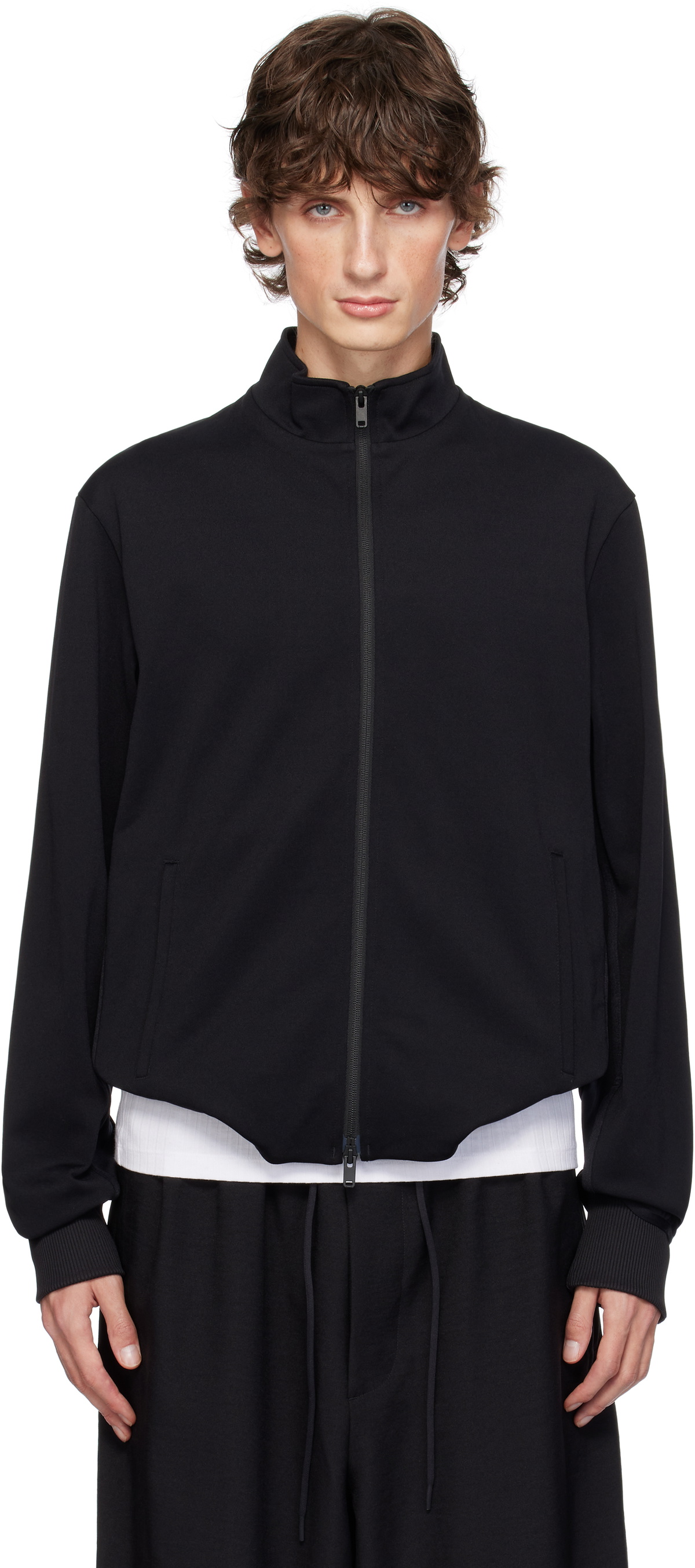 Y-3 Black Lightweight Track Jacket