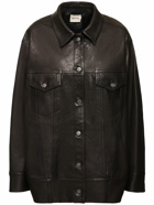 KHAITE Grizzo Lamb Leather Jacket