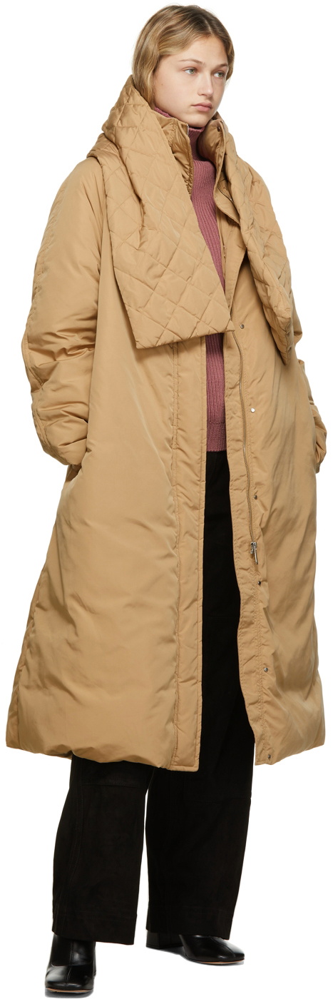 Saks Potts Beige Clara Down Coat Saks Potts