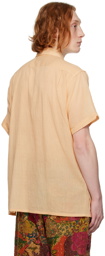 Engineered Garments Orange Camp Shirt