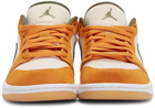 Nike Jordan Beige & Orange Air Jordan 1 Low SE Sneakers