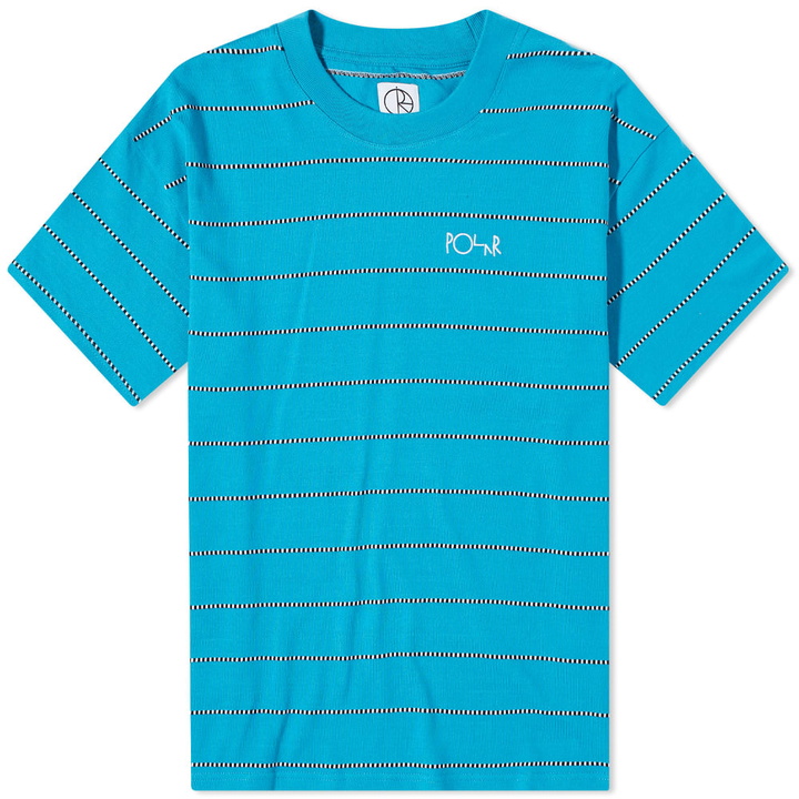 Photo: Polar Skate Co. Checkered Stripe Surf Tee