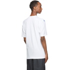 Comme des Garcons Homme White Logo Pattern T-Shirt