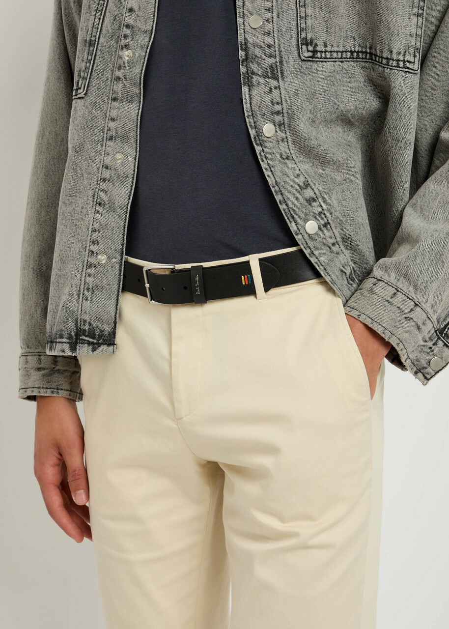 Paul Smith Leather Belt Black