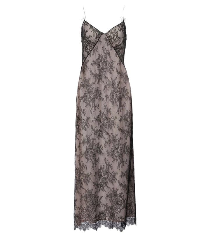 Photo: Blumarine Rebrodé lace midi dress
