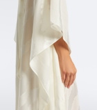 Taller Marmo Streep scarf-detail fil coupé kaftan
