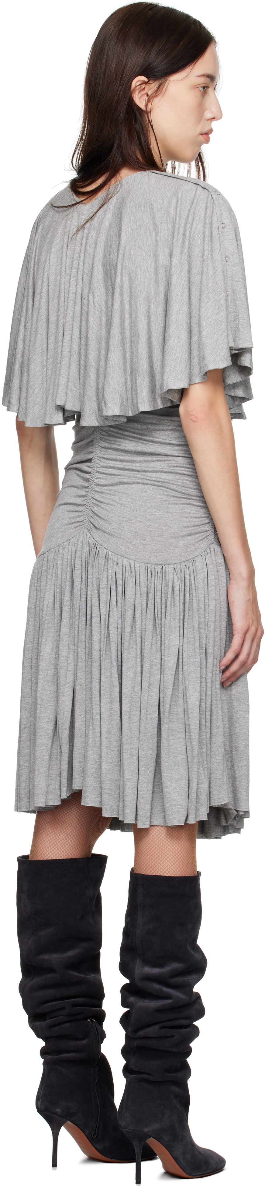 Nicklas Skovgaard Gray Glenda Midi Dress