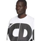 GCDS White Macro Round Logo T-Shirt