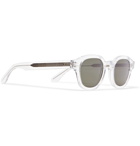 Cutler and Gross - Round-Frame Acetate Sunglasses - Men - Clear