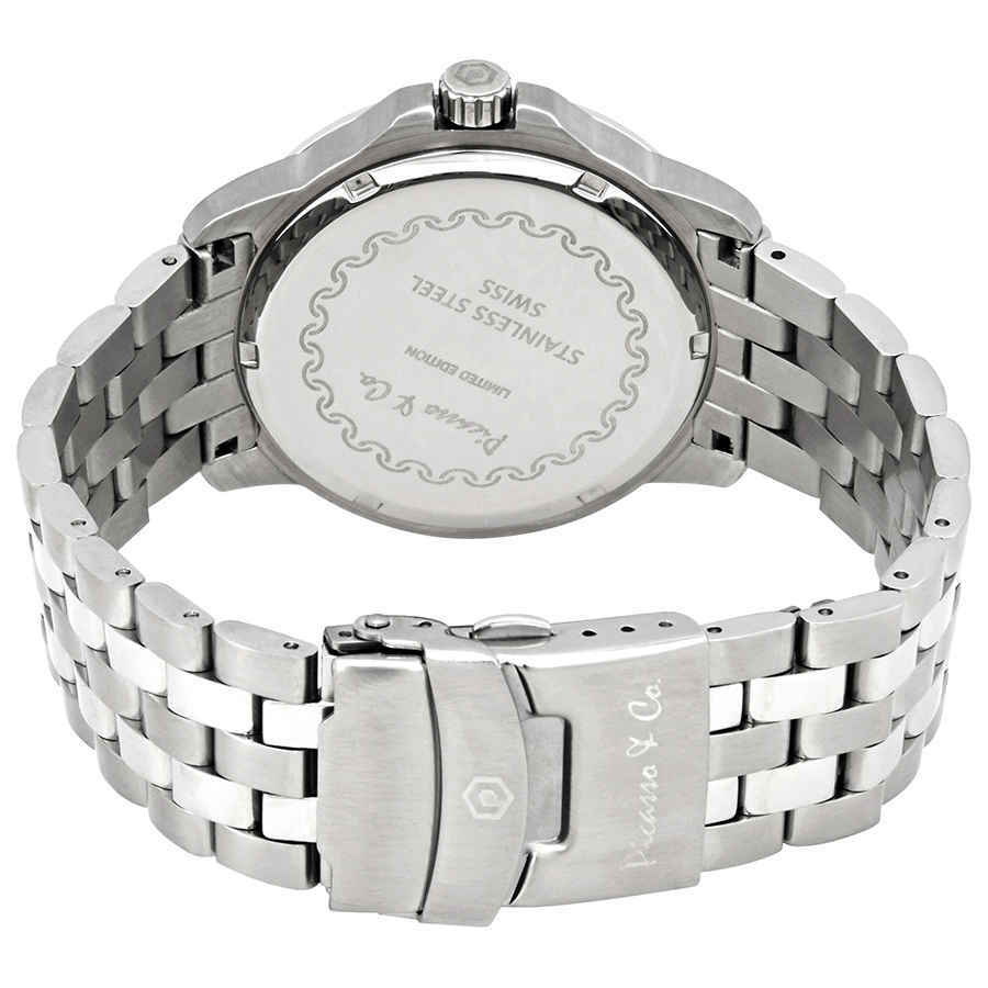 Picasso and Co Quartz Silver Dial Mens Watch PWROSLVB