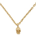 Emanuele Bicocchi SSENSE Exclusive Gold Mini Skull Necklace