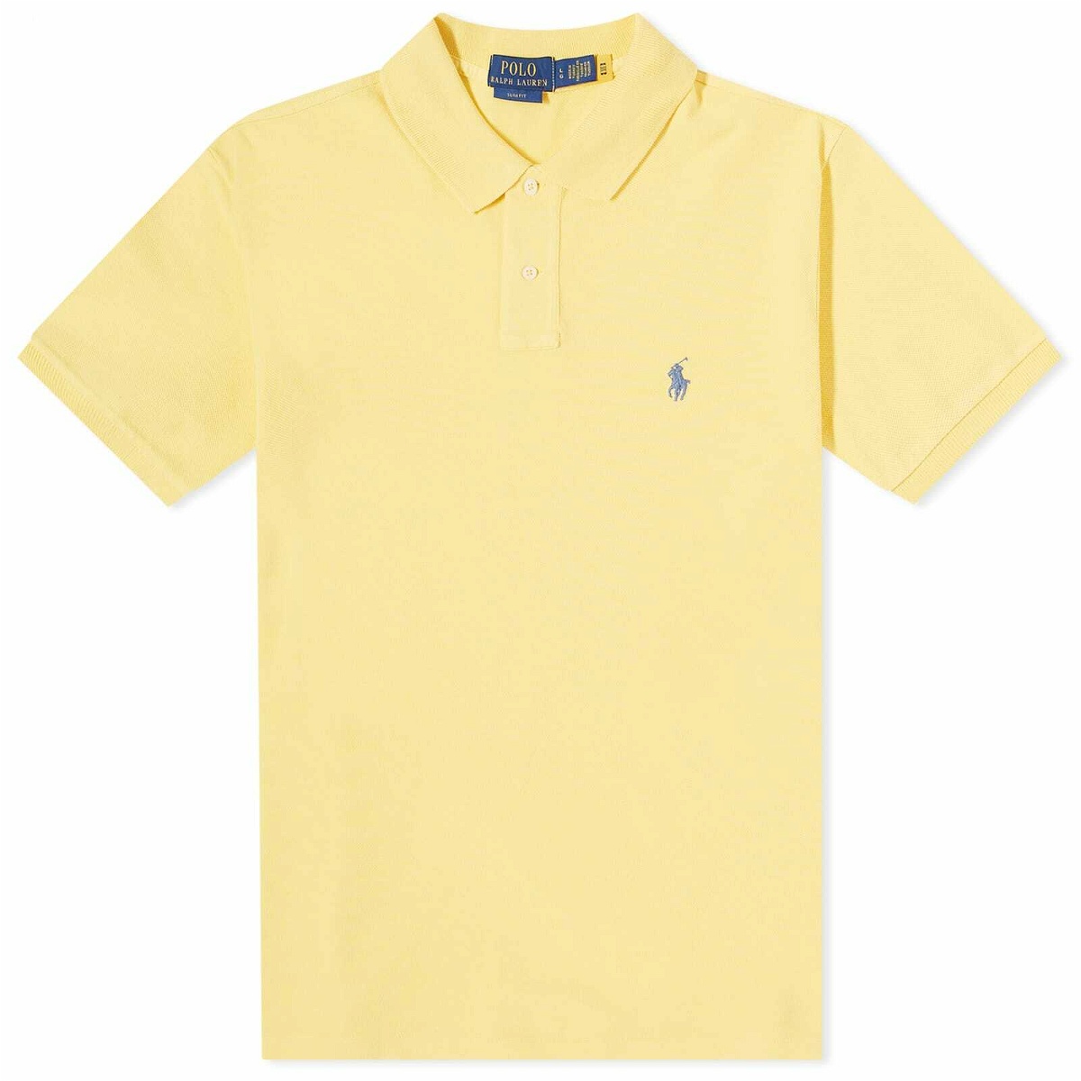 Polo Ralph Lauren Men's Slim Fit Polo Shirt in Fall Yellow Polo Ralph ...