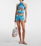 Gucci Interlocking G leather patent thong sandals