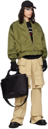 SPENCER BADU Black 2-in-1 Messenger Bag