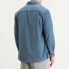 Armor-Lux Men's Corduroy Overshirt in Bluefin