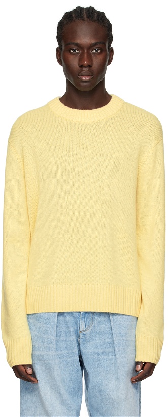 Photo: LISA YANG Yellow 'The Kristian' Sweater