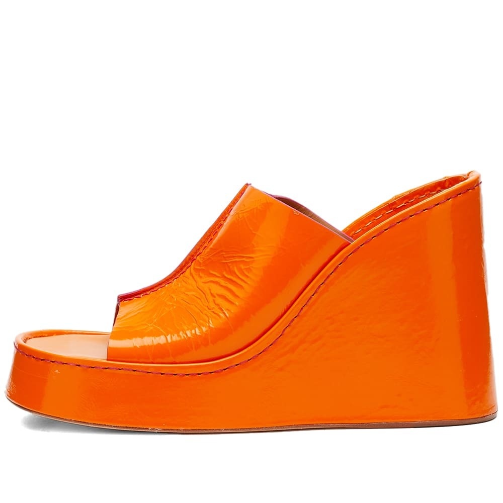 MIISTA Women's Rhea Wedge Sandal in Orange MIISTA