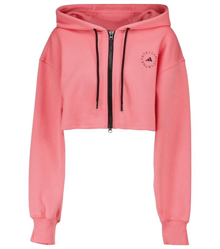 Photo: Adidas by Stella McCartney - Cropped organic cotton hoodie