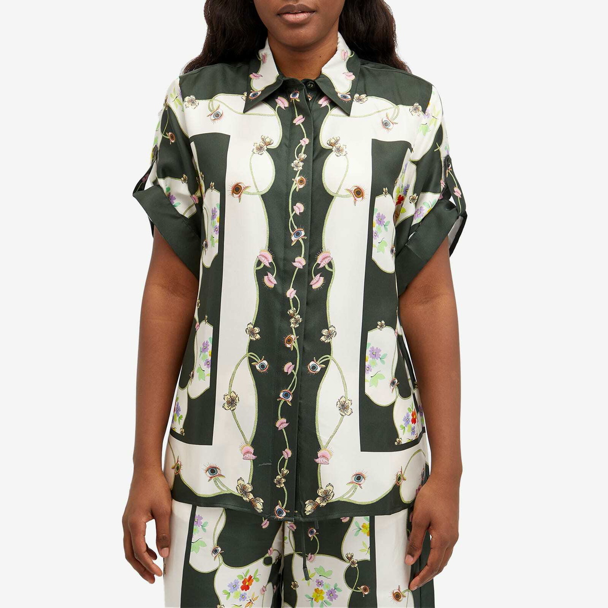 Alemais Women's ALÉMAIS Venus Oversized Shirt in Black/White
