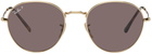 Ray-Ban Gold Metal Sunglasses