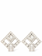 ALESSANDRA RICH Crystal Square Earrings