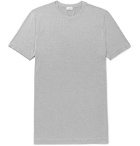 Zimmerli - Slim-Fit Mélange Stretch Modal-Blend Jersey T-Shirt - Gray