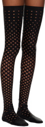 FAL-ASH Black Perforated Socks