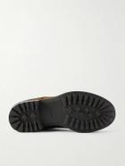 Ghiaia Cashmere - Logo-Appliquéd Suede Boots - Brown