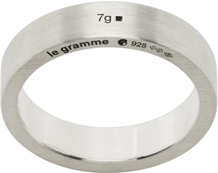Photo: Le Gramme Silver 'Le 7 Grammes' Ribbon Ring