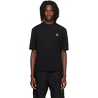 Stone Island Black 2100030 Combed Organic Cotton Jersey T-shirt