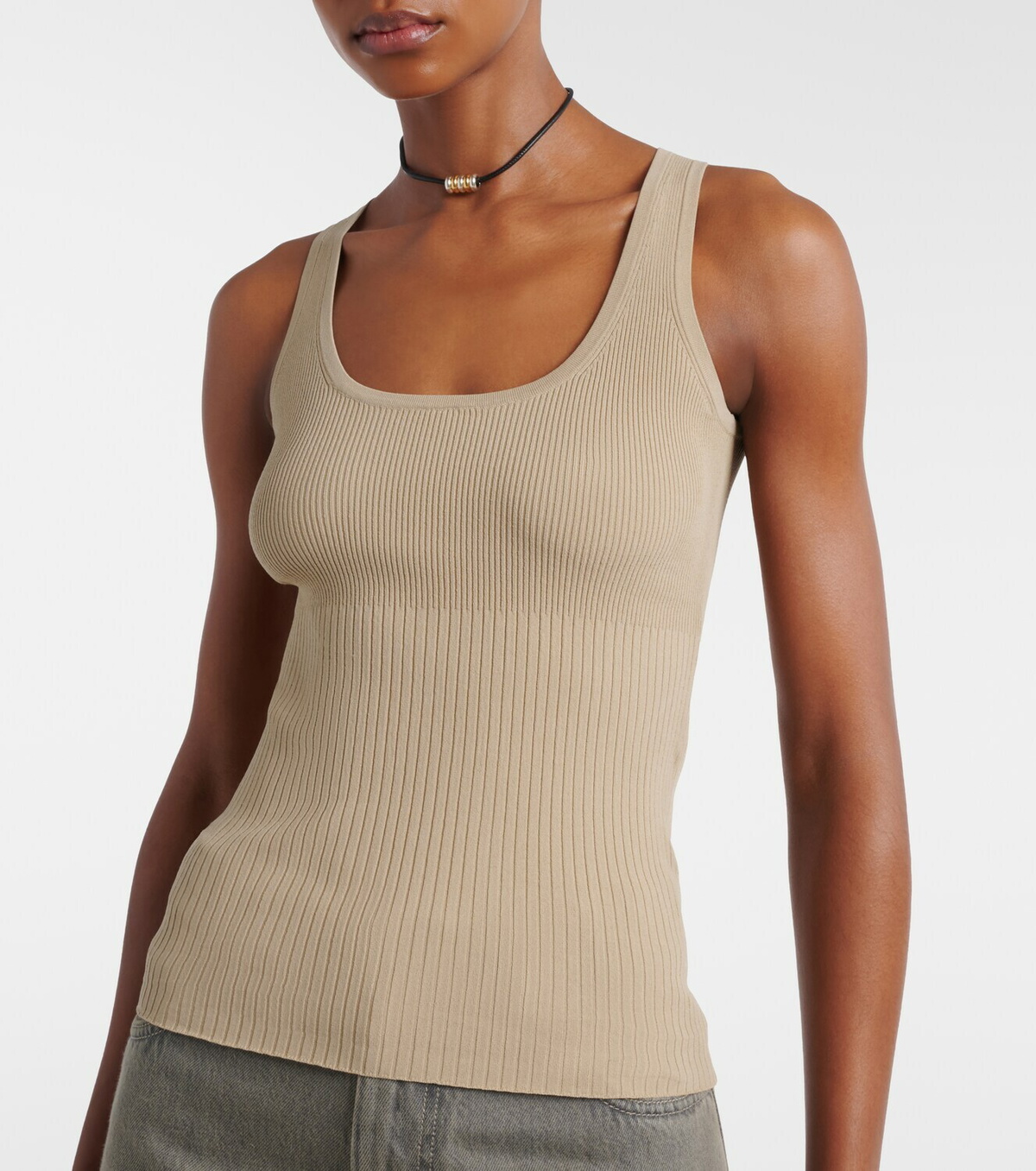 Max Mara Ribbed-knit tank top
