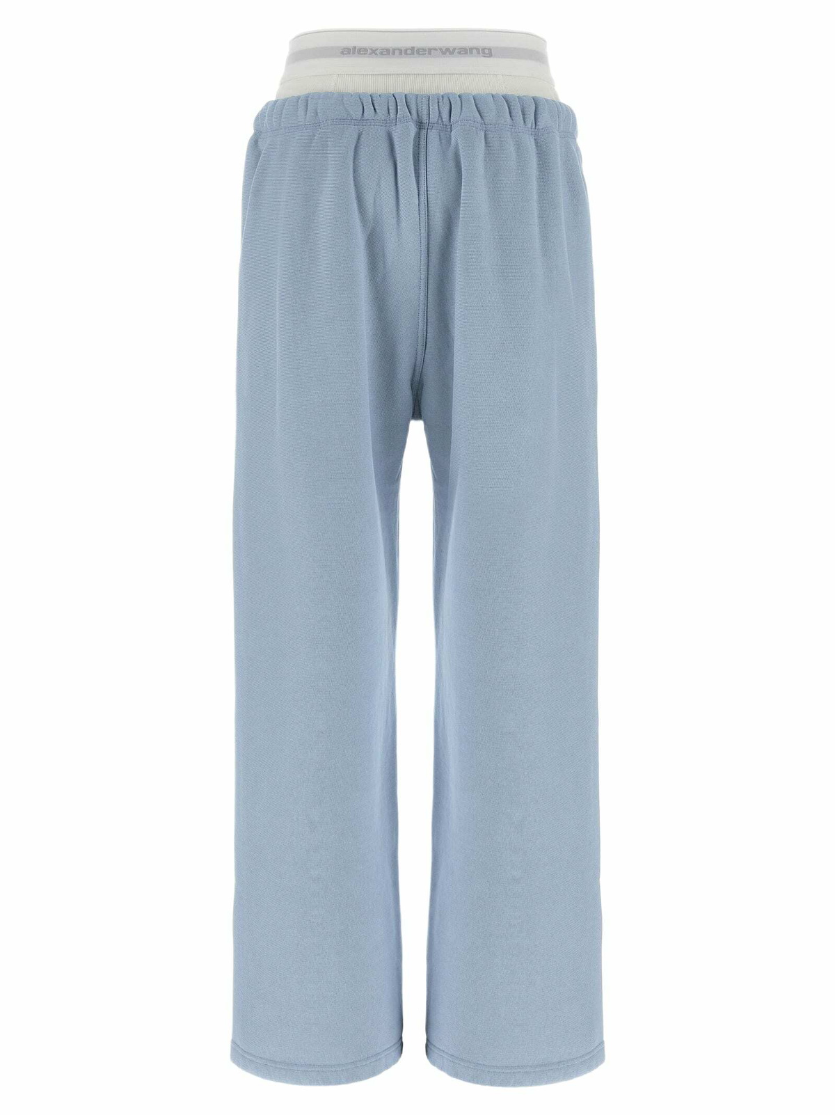 T by Alexander Wang wide Leg W/ Logo Elastic Exposed Brief Joggers