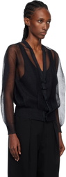 ISSEY MIYAKE Black Encase Cardigan