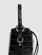 VIVIENNE WESTWOOD Daisy Saffiano Leather Bucket Bag