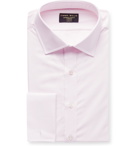 Emma Willis - Light-Pink Slim-Fit Double-Cuff Pinstriped Cotton Poplin Shirt - Pink