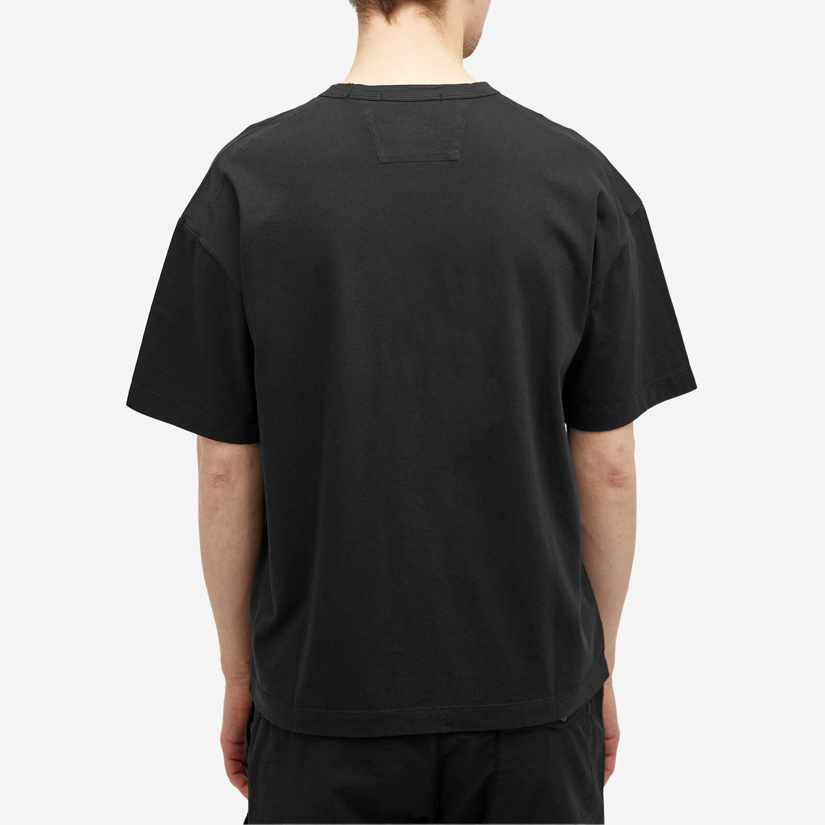 【定番】C.P. Company ポケット ロゴ Tシャツ C.P. Company - Blue T-shirt with white 