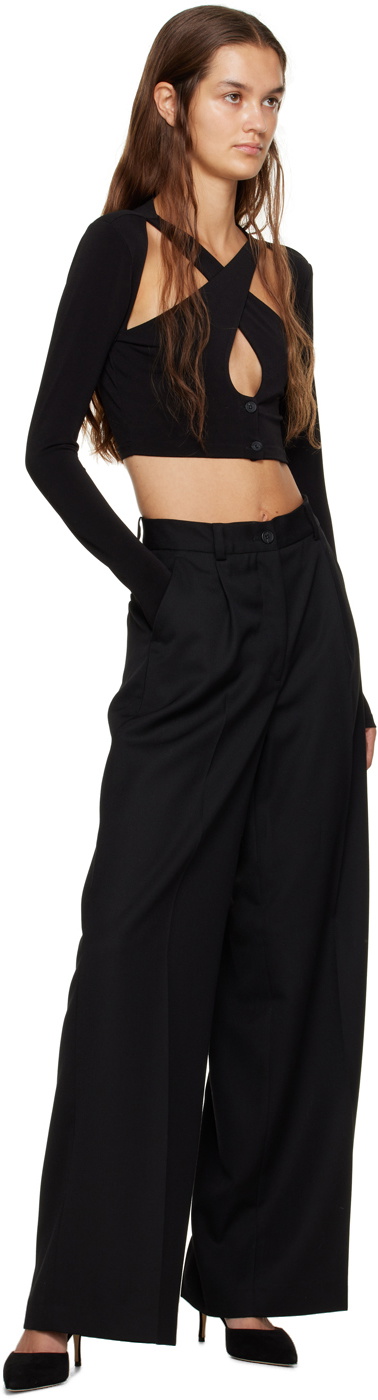 Han Kjobenhavn Black Boxy Trousers