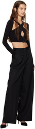 Han Kjobenhavn Black Boxy Trousers