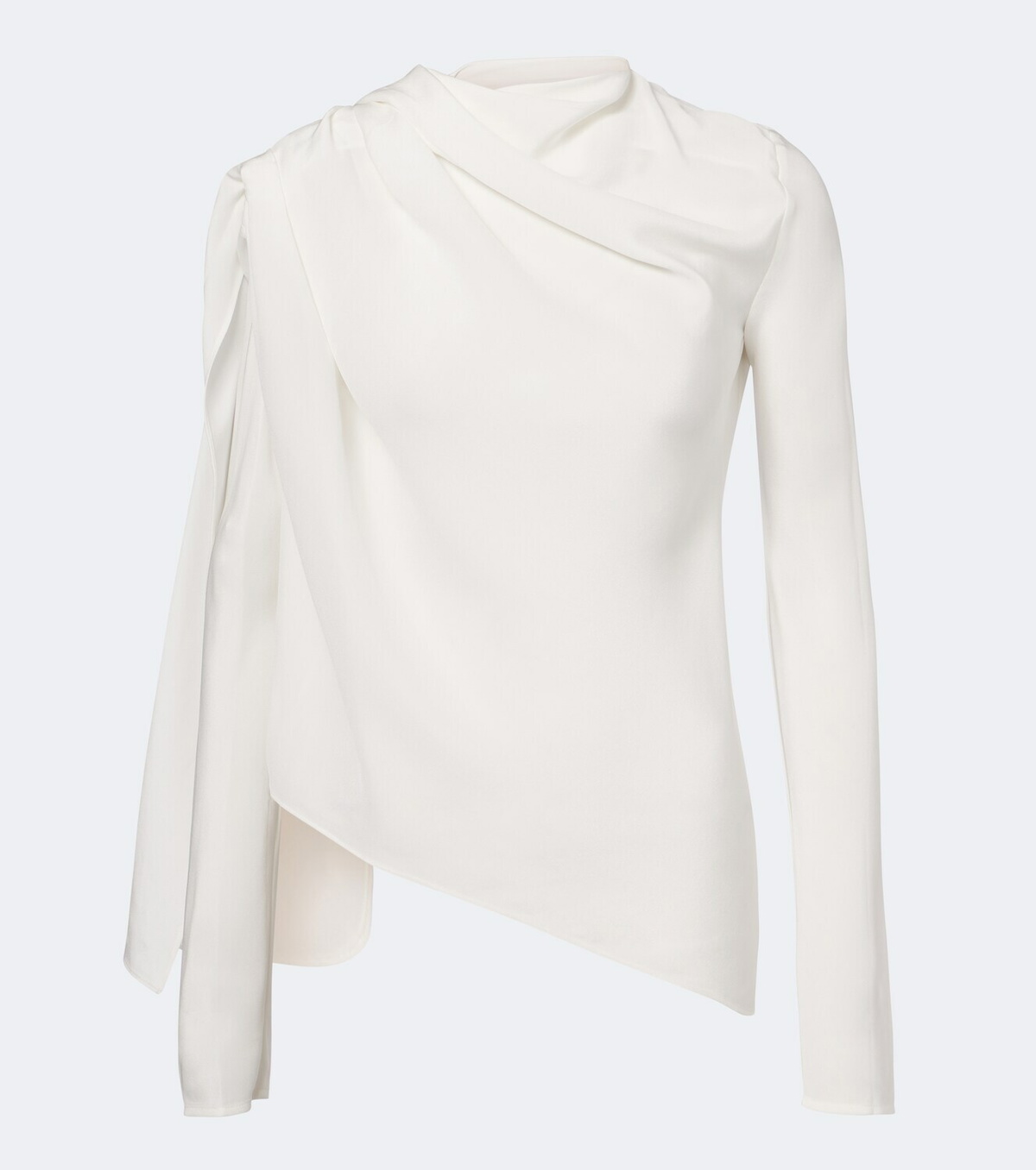 Tove Maevi draped caped silk top