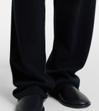 Extreme Cashmere N°320 Rush cashmere-blend wide-leg pants