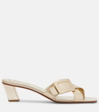 Roger Vivier Metallic leather sandals