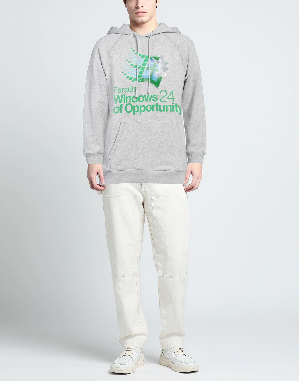 3.paradis Mens Sweatshirt in Light grey