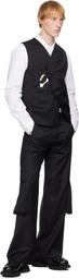 HELIOT EMIL Black Ferro Tailored Vest