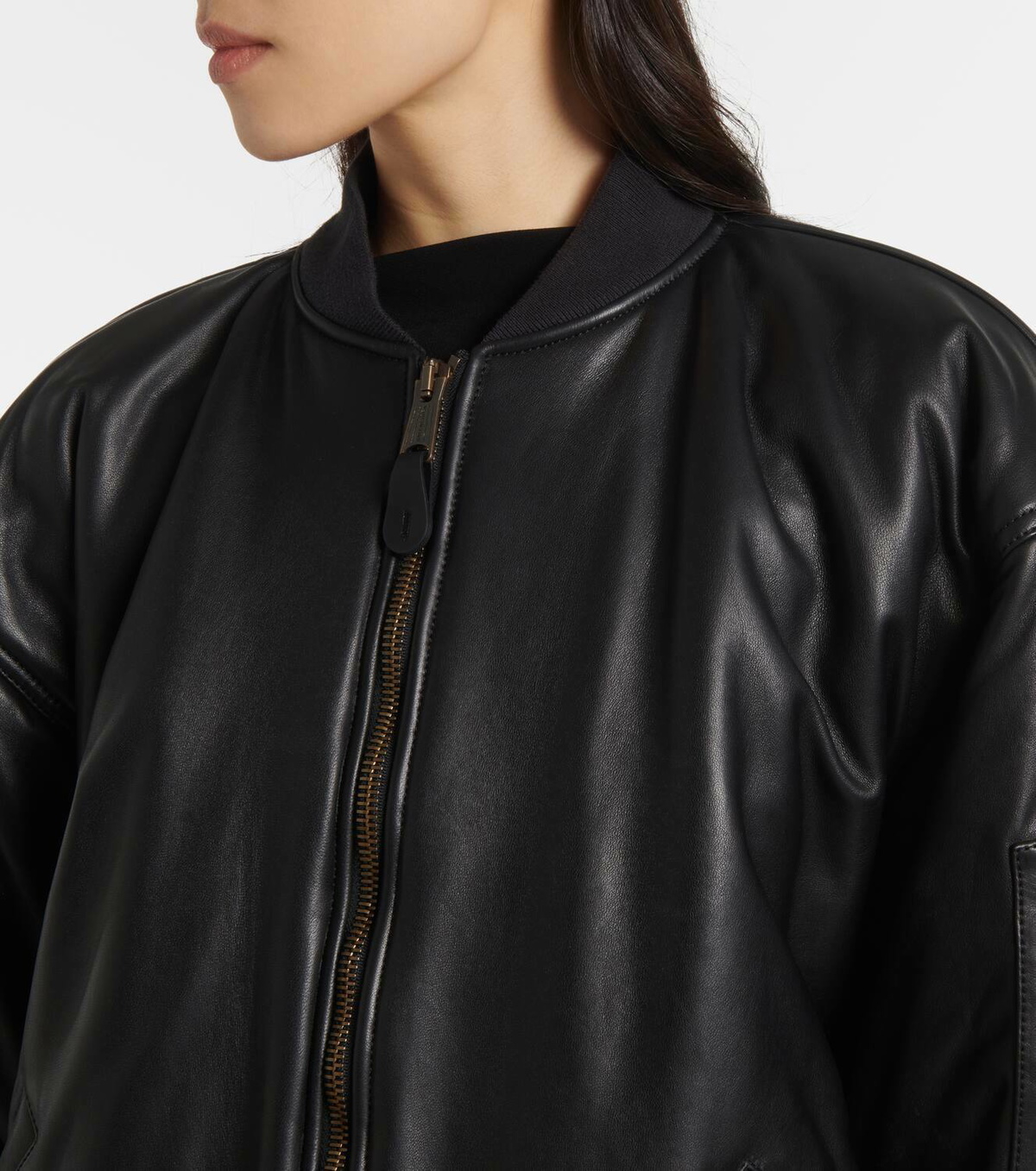 Balenciaga Leather bomber jacket Balenciaga