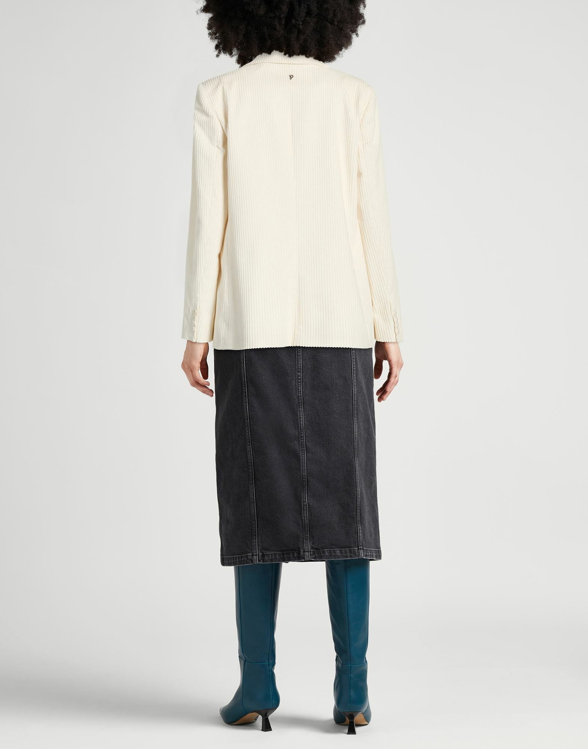 Dondup Womens Blazer Ivory