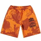 Aries x Umbro Pro 64 Short in Orange