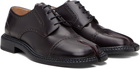 Maison Margiela Brown Tabi City Lace-Up Derbys