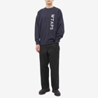 WTAPS Men's Design 01 Logo Sweater in Navy